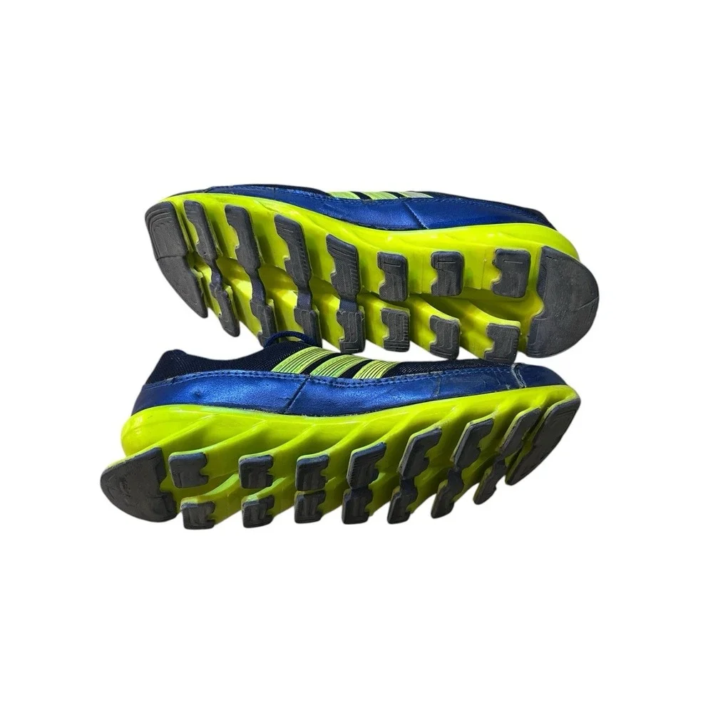 Adidas Men's Climawarm Running Shoes Neon‎ Blue G89687 Low Top Sneakers Size 8.5